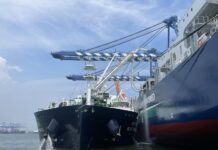 ‘국내 최초’ LNG 선박 벙커링·하역 동시작업 실증 성공