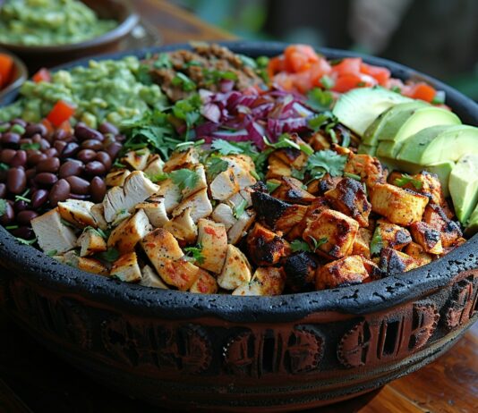여름철 건강한 식사 계획법 a bowl of food on a wooden table