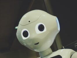 인공지능, 내 손안의 건강 조력자로 자리잡다 white robot toy holding black tablet
