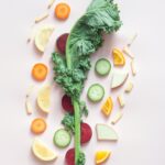 sliced vegetables